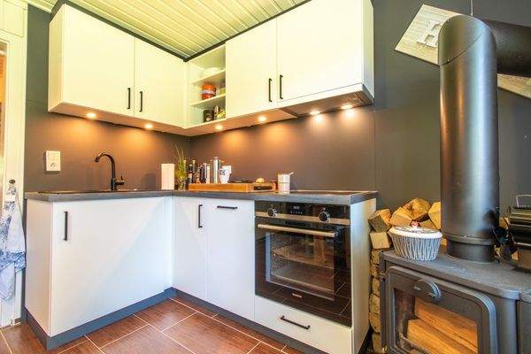 Küche mit Bollerofen