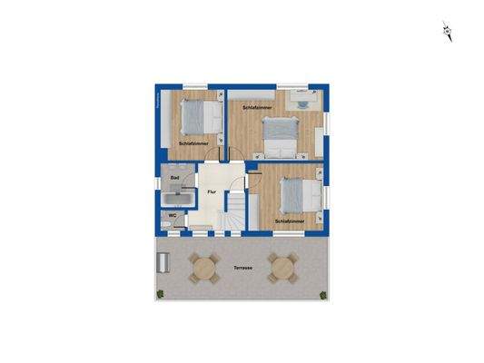 Grundriss 1. Obergeschoss