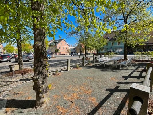 Außenbestuhlung am Marktplatz