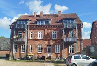 Rückansicht Wohngebäude