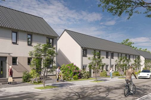 Moderne und komfortable Reihenhäuser im Quartier