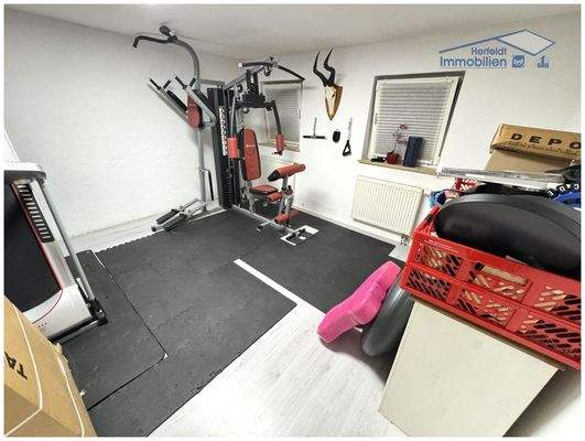 Nutzbar als Fitnessraum 