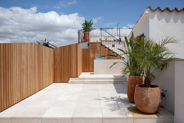 Dachterrasse mit Grillbereich