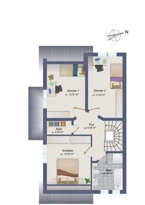 Grundriss Dachgeschoss