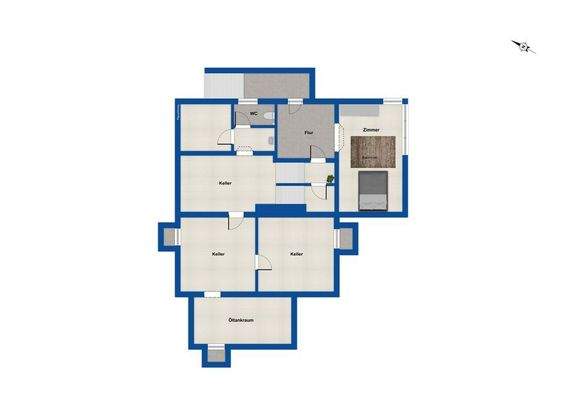 Grundriss Untergeschoss