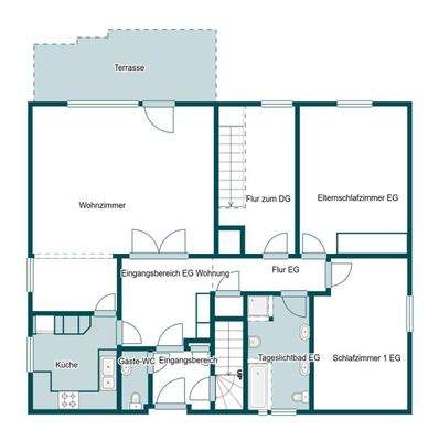 Grundriss Skizze EG