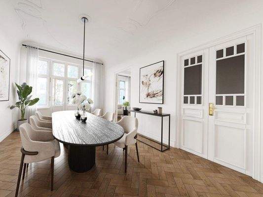 Esszimmer, so könnte es aussehen