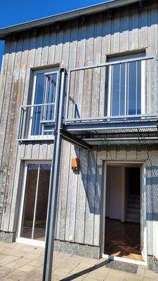 9 Balkon über Terasse