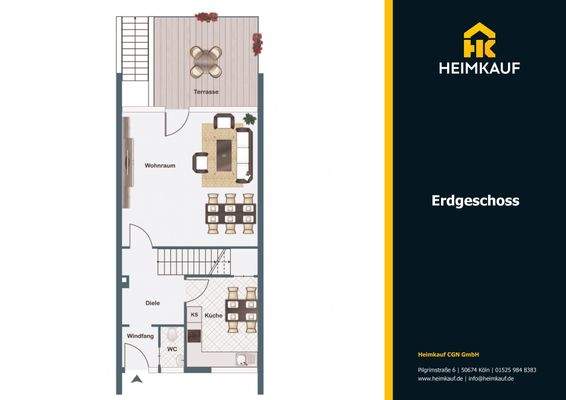 Erdgeschoss Grundriss