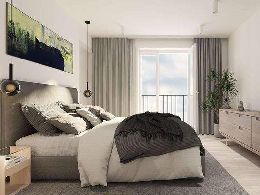 Schlafzimmervisualisierung