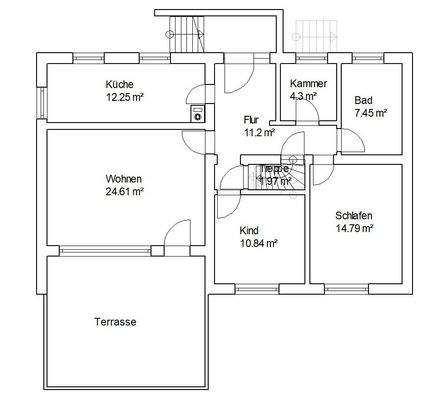 Grundriss Erdgeschoß
