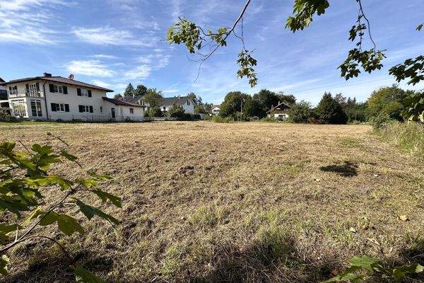 Grundstück mit Blick nach Norden