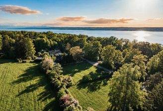 Blick auf das Baugrundstück 