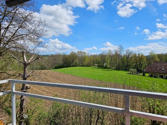 Ausblick vom Balkon
