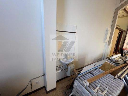 Waschbecken vorhanden