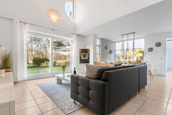 Offener Wohnbereich mit Blick