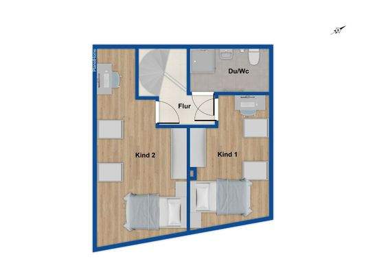 Grundriss Dachausbau