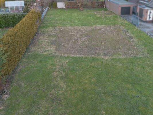 Bereich mit ausgetauschtem Boden