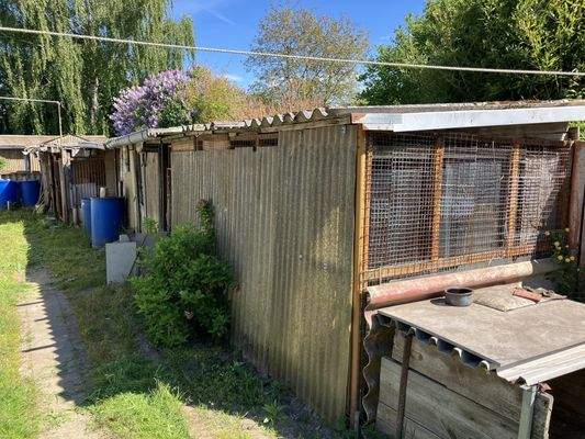 Hof/Garten mit Schuppen