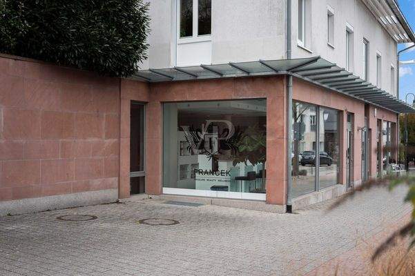 Sicht auf das Schaufenster 