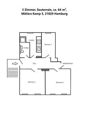 Möllers Kamp 5 Souterrain