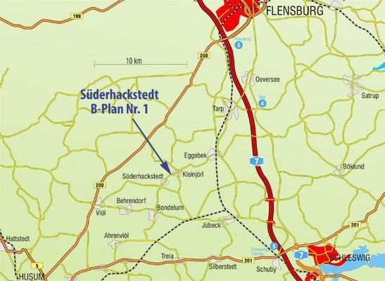 Süderhackstedt - regionale Lage