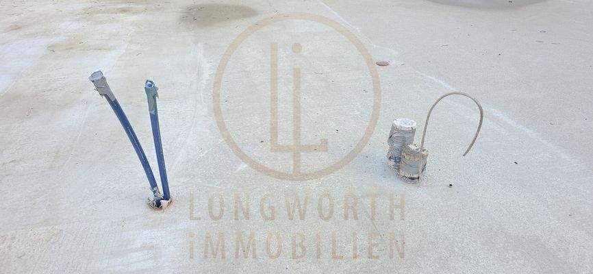 Bodenplatte-Leitungen