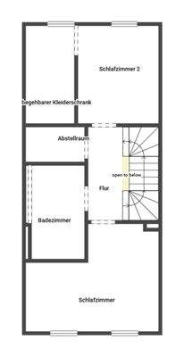 Grundriss Skizze 1.OG