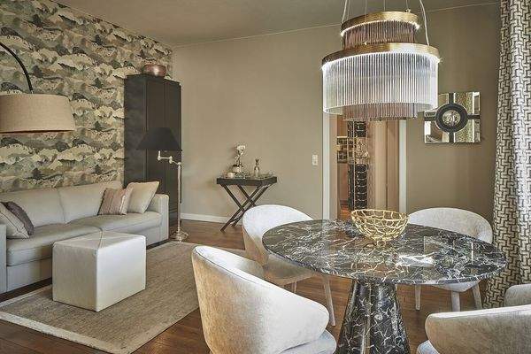 Stilvoll Wohnen auf einer Ebene