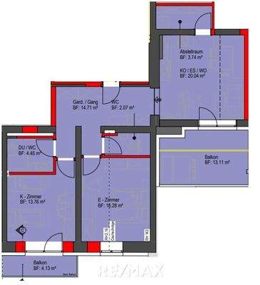 Pfunds - Grundriss - Top 17
