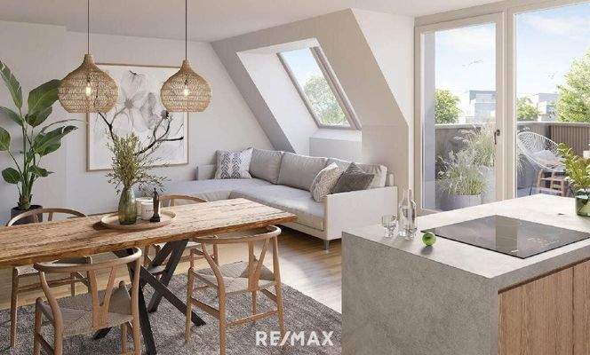 Wohnküche Visualisierung