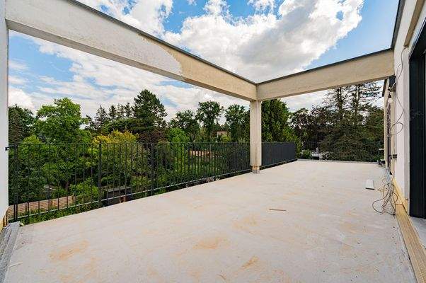 Balkon vom Wohn und Eßbereich zugängig