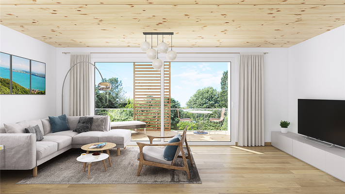 Visualisierung Wohnung EG1 OG1