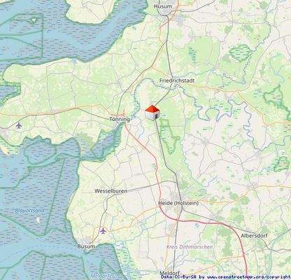 Lage in Schleswig-Holstein
