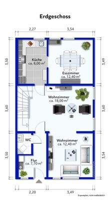 Grundriss Erdgeschoss