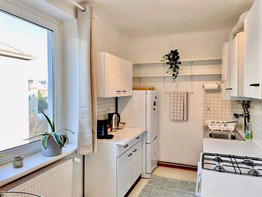 Voll ausgestattete Küche