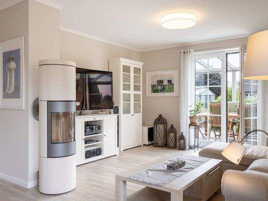 Wohnzimmer mit Terrassenzugang