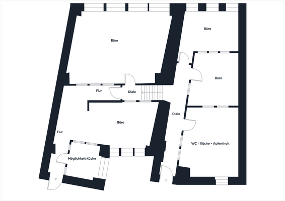 Grundriss - WC werden noch installiert