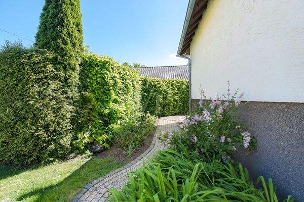 Gepflegte Außenanlage