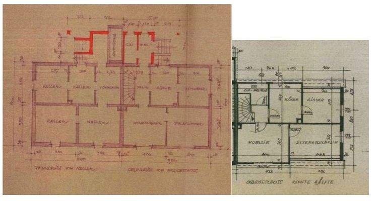 Grundrisse EG, OG und Keller