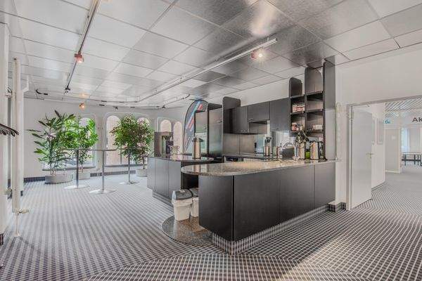 Küche neben dem Schulungsraum