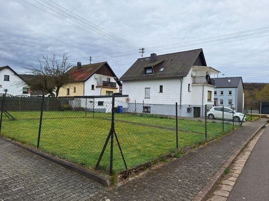Sicht auf das Grundstück