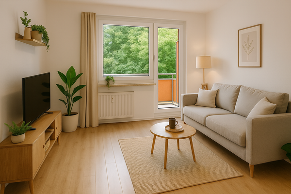 Wohnzimmer - Visualisierung (Beispiel)