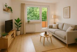 Wohnzimmer - Visualisierung (Beispiel)