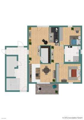 Grundriss Skizze Erdgeschoss