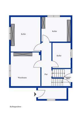 Grundriss: Kellergeschoss