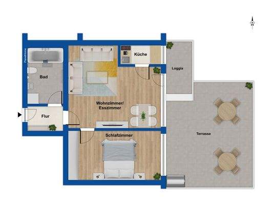 Grundriss 3.OG - IST Zustand