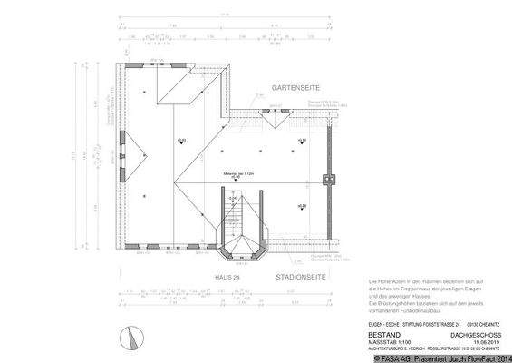 Grundriss 1.Obergeschoss Freiberg Burgstraße 26