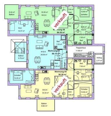 Grundriss Obergeschoss