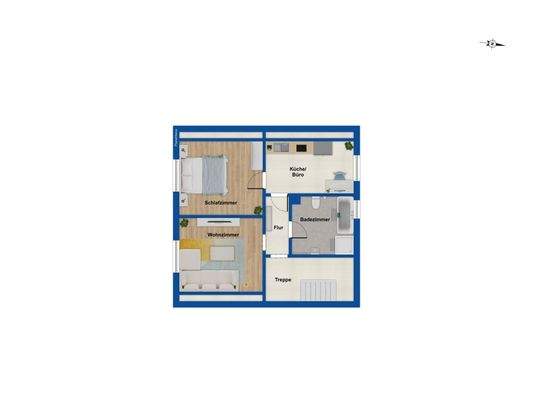 Grundriss Obergeschoss